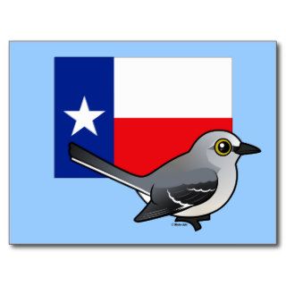 State Birdorable of Texas Northern Mockingbird Post Cards