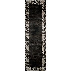 Dream Charcoal Borderd Rug (23 X 76)