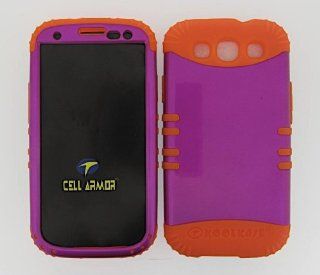 For Samsung Galaxy S Iii I747 Hot Pink Heavy Duty Case + Orange Rubber Skin Accessories Cell Phones & Accessories