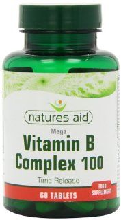 Natures Aid Mega Vitamin B Complex 100 Health & Personal Care