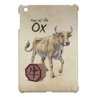 Year of the Ox Chinese Zodiac Astrology iPad Mini Covers