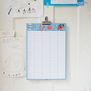 personalised 2014 family wall calendar by spann & willis
