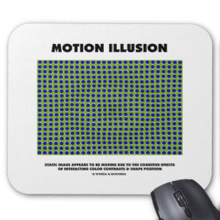 Motion Illusion (Optical Illusion) Mousepads