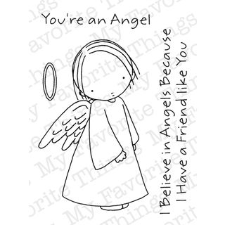 My Favorite Things Pure Innocence Clear Stamps 3"X4" Sheet Angel Clear & Cling Stamps