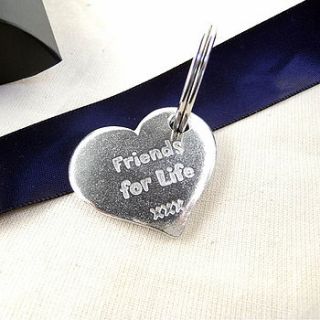 friendship smooth pewter pocket hearts by multiply design