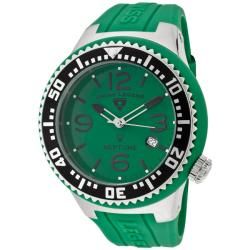 Swiss Legend Men's 'Neptune' Green Silicone Watch Swiss Legend Men's Swiss Legend Watches