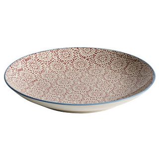 red blossom plate by drift living