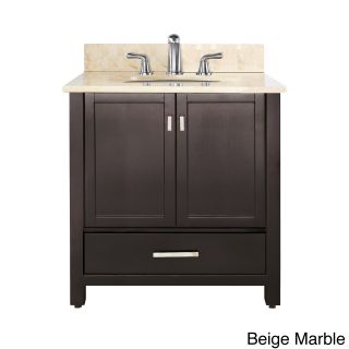 Avanity Modero 36 inch Single Vanity In Espresso Finish With Sink And Top