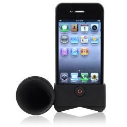 Horn Stand Speaker/ Animal Home Button Sticker for Apple iPhone 4/ 4S BasAcc Cases & Holders