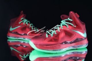 Nike Mens Lebron X Christmas Day Red Tremlin 541100 600 Basketball Shoes Shoes