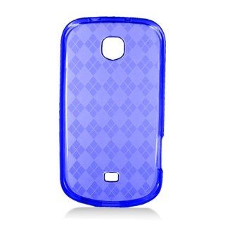 Bundle Accessory for Verizon Samsung Galaxy Stellar i200  Blue Agryle TPU Soft Case Proctor Cover + Lf Stylus Pen + Lf Screen Wiper Cell Phones & Accessories