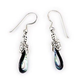 Abalone Drop Inlay Earrings Jewelry
