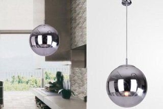 Nilight(TM) New Modern Chrome Glass Mirror Ball Ceiling Light Pendant Lamp Lighting (30 cm)Thanksgiving gift christmas gift    