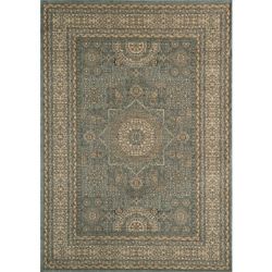 Preston Blue Tabriz Rug (311 X 57)