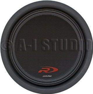 Alpine SWR T10 10" Type R Thin Subwoofer (4Ω) EACH  Vehicle Subwoofers 