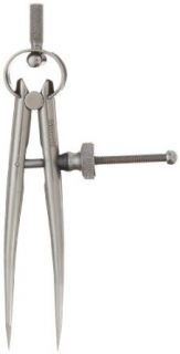 Starrett 277 3 3" Toolmakers' Spring Type Divider With Round Legs And Solid Nut Construction Marking Tools