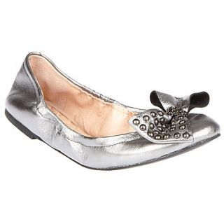 Betsey Johnson "Miliee" Leather Ballet Flat
