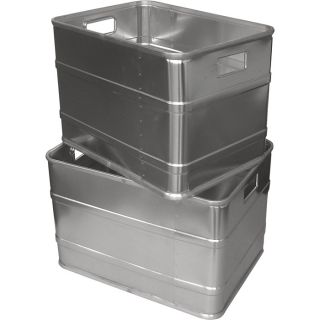 Vestil Aluminum Storage Container Set — 6 Containers, Model# ALC-SET  Totes