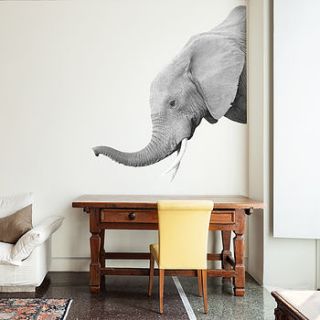 elephant wall sticker by oakdene designs