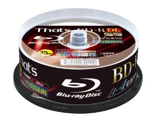 25 Taiyo Yuden Bluray Discs 4x Speed 50 Gb Bd r Dl Original No Logo for Professional Use Blueray Electronics