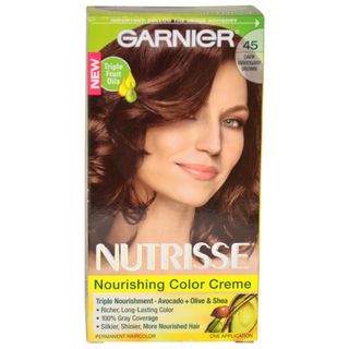 Garnier Nutrisse Nourishing Color Creme 'Dark Mahogany Brown' Hair Color (1 Application) Garnier Hair Color