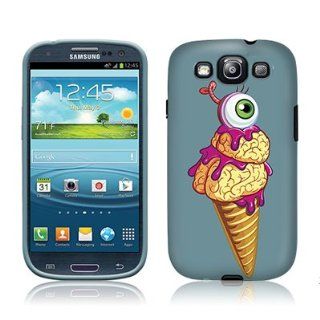 TaylorHe Eyeball IceCream Samsung Galaxy S3 i9300 Hard Case Printed Samsung Galaxy S3 i9300 Cases UK MADE All Around Printed on Sides 3D Sublimation Highest Quality Cell Phones & Accessories