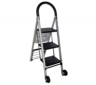 2 in 1 Aluminum Hand Truck and Folding Step Ladder —