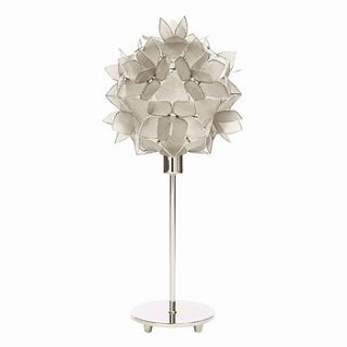 water lily flower table lamp by out there interiors