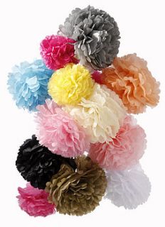 three pom pom decorations by the 3 bears one stop gift shop