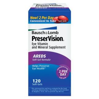 Bausch & Lomb PreserVision Softgel   120 Count