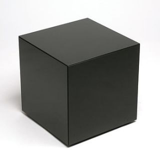 black glass side table by out there interiors