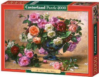 The Finish, Flowers, Albert Williams, 2000 Piece By Castorland Puzzles Toys & Games
