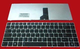 New US Layout Black Keyboard with Silver Frame for Asus U30JC UL30 UL30A UL30AT UL30JT UL30VT UL80 UL80A UL80AG UL80JT UL80V UL80VS UL80VT series laptop. Compatible part numbers OKNO FS1US03 04GNWT1KUS00 3/04GNV62KUS00 9J.N1M82.301. Computers & Acces