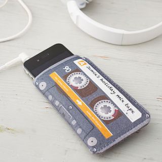 iphone case mix tape cassette phone case by crank