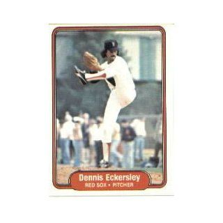 1982 Fleer #292 Dennis Eckersley Sports Collectibles