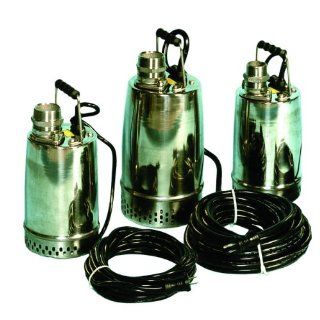 AMT Pump 02XH5 Submersible Pump, Stainless Steel 304, 1/2 HP, 115V, Curve B, 2" NPT Male Discharge Port Industrial Submersible Pumps