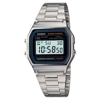 Casio Mens Classic Digital Bracelet Watch   Sil