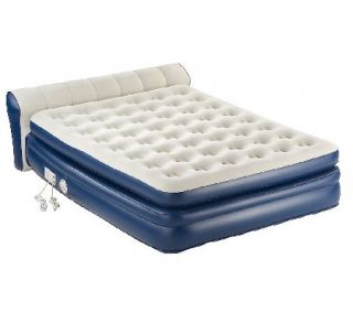 AeroBed Elevated Headboard Bed with Built in Pump 