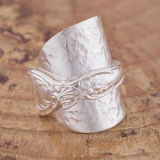 sterling silver spoon ring by liberty bee