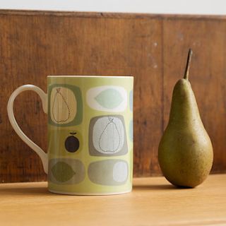 pear mug by sarah hamilton prints