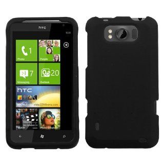 Asmyna HTCX310AHPCSO306NP Premium Durable Rubberized Protective Case for HTC Titan X310a   1 Pack   Retail Packaging   Black Cell Phones & Accessories