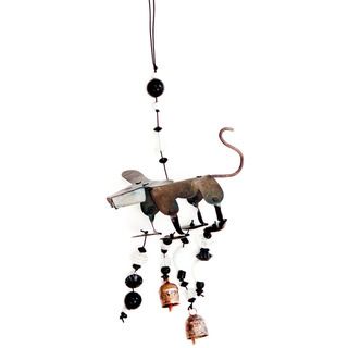 Woof, Woof, Woof 3 D Wind Chime (India) Garden Accents
