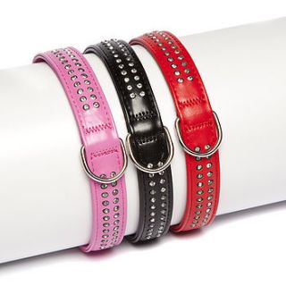 bedazzled diamante collars by animal kingdom ltd