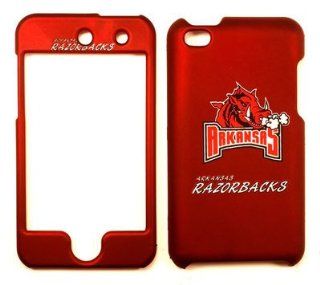 Arkansas Razorbacks Apple iPod iTouch 4 Faceplate Case Cover Snap On Cell Phones & Accessories