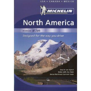 Michelin North America Midsize Atlas (Atlas (Michelin)) Michelin 9782067136373 Books