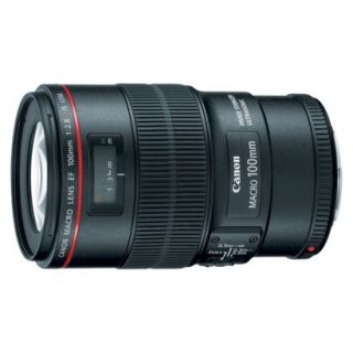 Canon EF Macro 100mm Lens   Black (3554B002)