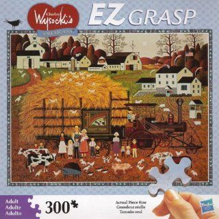 Wysocki Americana EZ Grasp 300 Piece Puzzle   Farm Friends Toys & Games