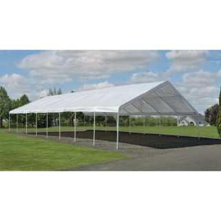 ShelterLogic Ultra Max 30Ft.W Industrial Canopy — 50ft.L x 30ft.W x 13ft.H, 2 3/8in. Frame, 18-Leg, Model# 27774  Ultra Max   2 3/8in. Dia. Frame Canopies