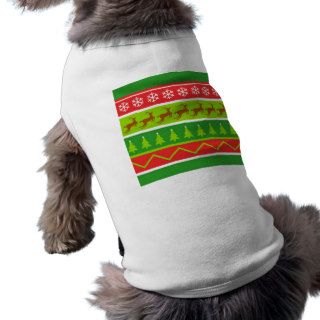 Ugly Christmas Sweater Dog Tshirt