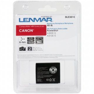 Lenmar DLZ301C Canon NB 8L Battery for Canon Powershot A3000 IS, A3100 IS IS Series Digital Cameras  Camera & Photo
